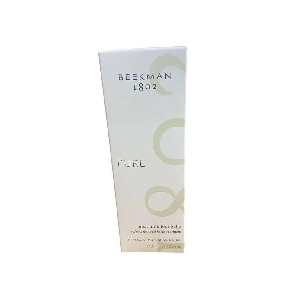 Beekman 1802 Pure Goat Milk Foot Balm 3.55oz AHA‎ BHA Exfoliating Heel Treatment